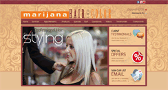 Desktop Screenshot of marijanahairandcolor.com